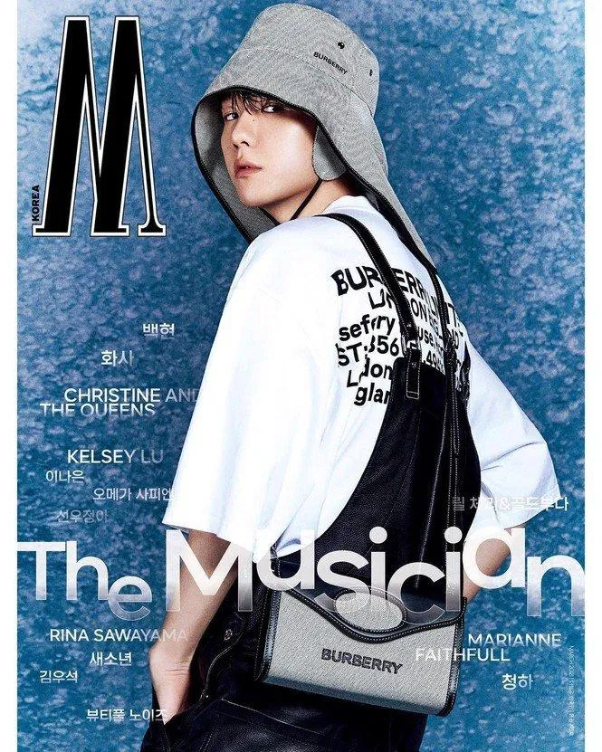 Đại sứ Baekhyun xuất hiện trên W để quảng bá cho Burberry (Nguồn: Internet) Đại sứ Baekhyun xuất hiện trên W để quảng bá cho Burberry (Nguồn: Internet)