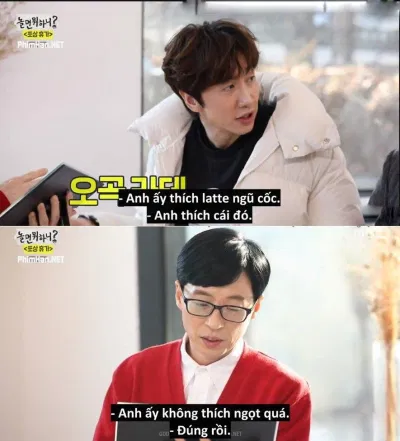 Kwang Soo còn hiểu rõ về đồ ăn thức uống của Yoo Jae Suk . (Ảnh : Internet). Kwang Soo còn hiểu rõ về đồ ăn thức uống của Yoo Jae Suk . (Ảnh : Internet).