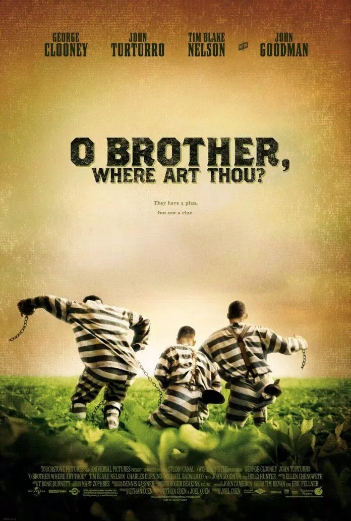 Poster phim O Brother, Where Art Thou? - 3 Kẻ Trốn Tù (Ảnh: Internet)