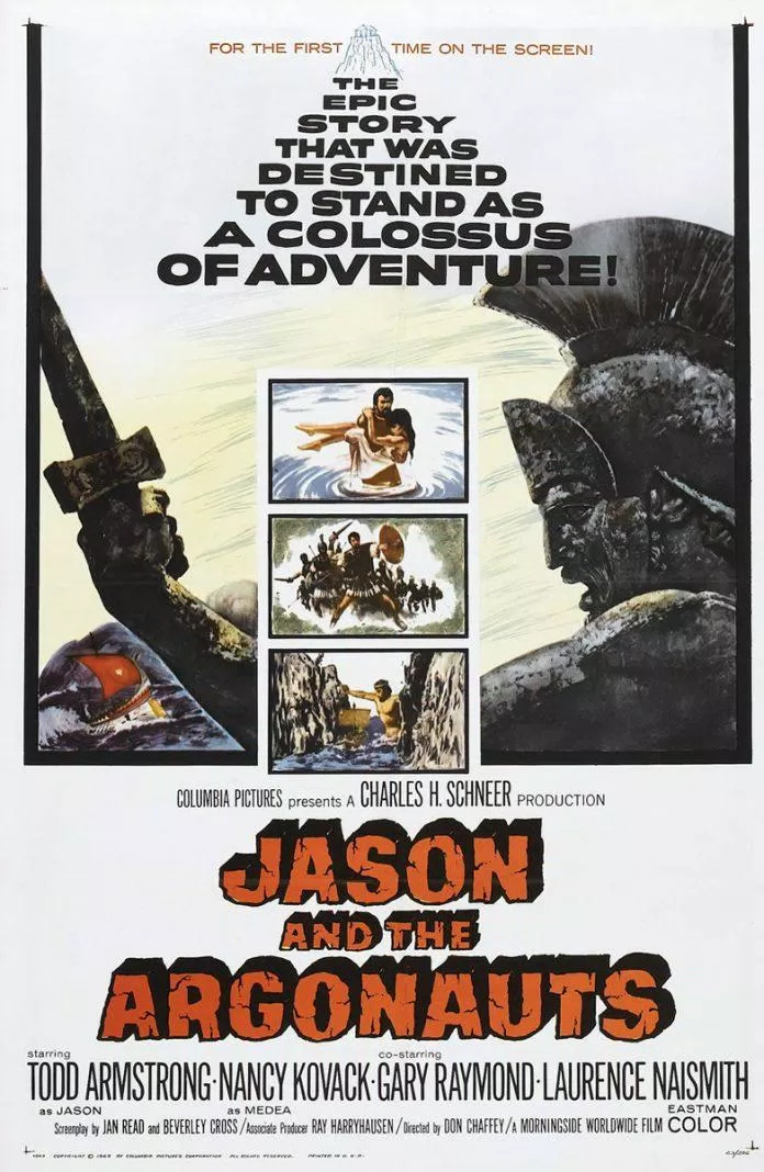 Poster phim Jason and the Argonauts - Jason Và Bộ Lông Cừu Vàng (Ảnh: Internet)