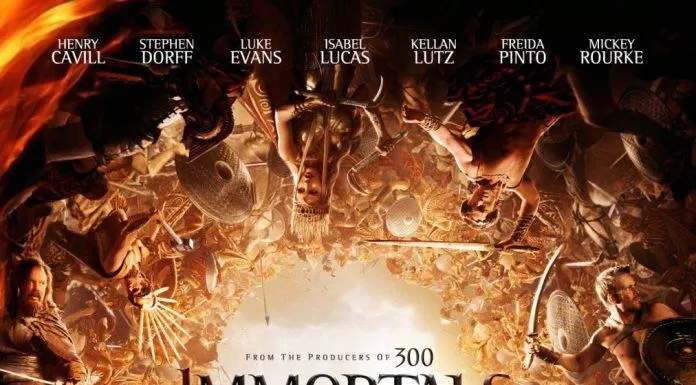 Poster phim Immortals - Chiến Binh Bất Tử (Ảnh: Internet)