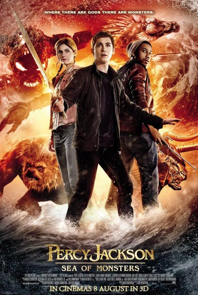 Poster phim Percy Jackson: Sea of Monsters - Percy Jackson: Biển Quái Vật (Ảnh: Internet)
