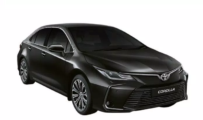 Toyota Corolla Altis All new 2021 phiên bản màu đen (Nguồn: Internet)