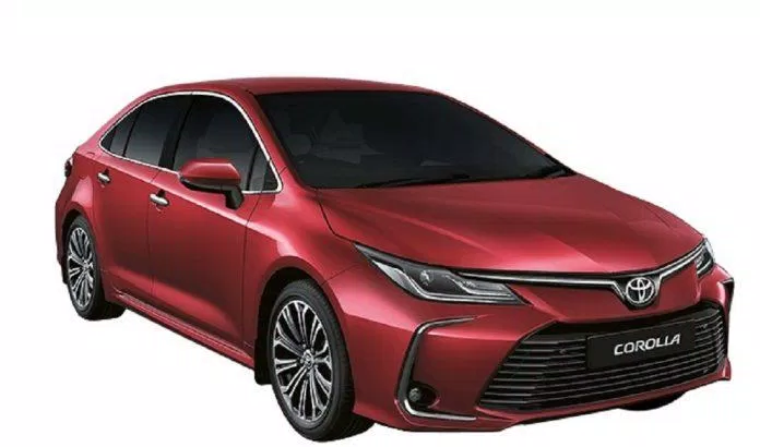 Toyota Corolla Altis All new 2021 phiên bản màu đỏ (Nguồn: Internet)