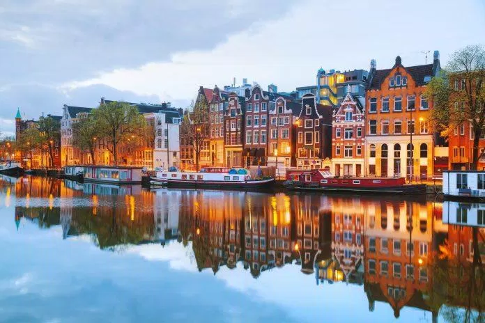 Thủ đô-Amsterdam-Hà Lan.  Ảnh: Net