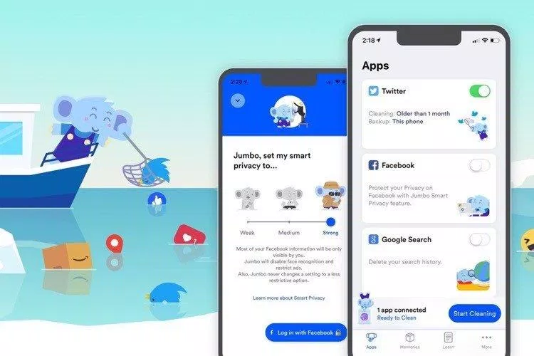 Bảo vệ thông tin cá nhân với Jumbo (ảnh: Internet).