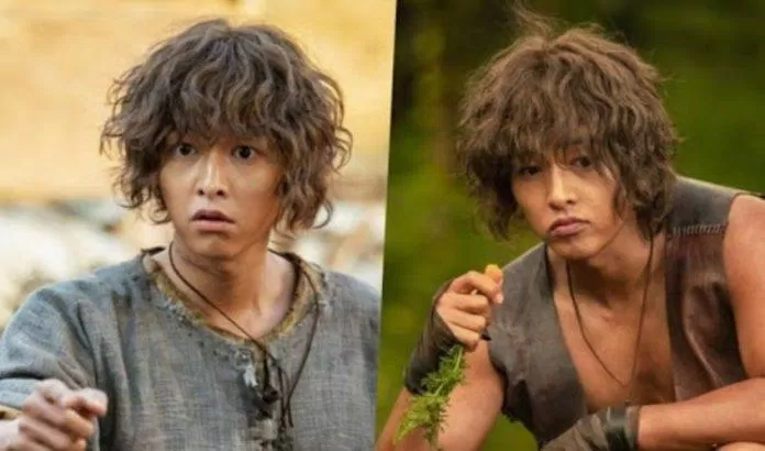 Song Joong Ki với tạo hình lạ trong phim (Nguồn: Internet)