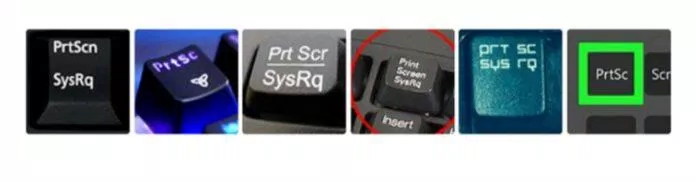 Một số phím PrintScreen trên nhiều máy tính khác nhau. (Nguồn: Internet)