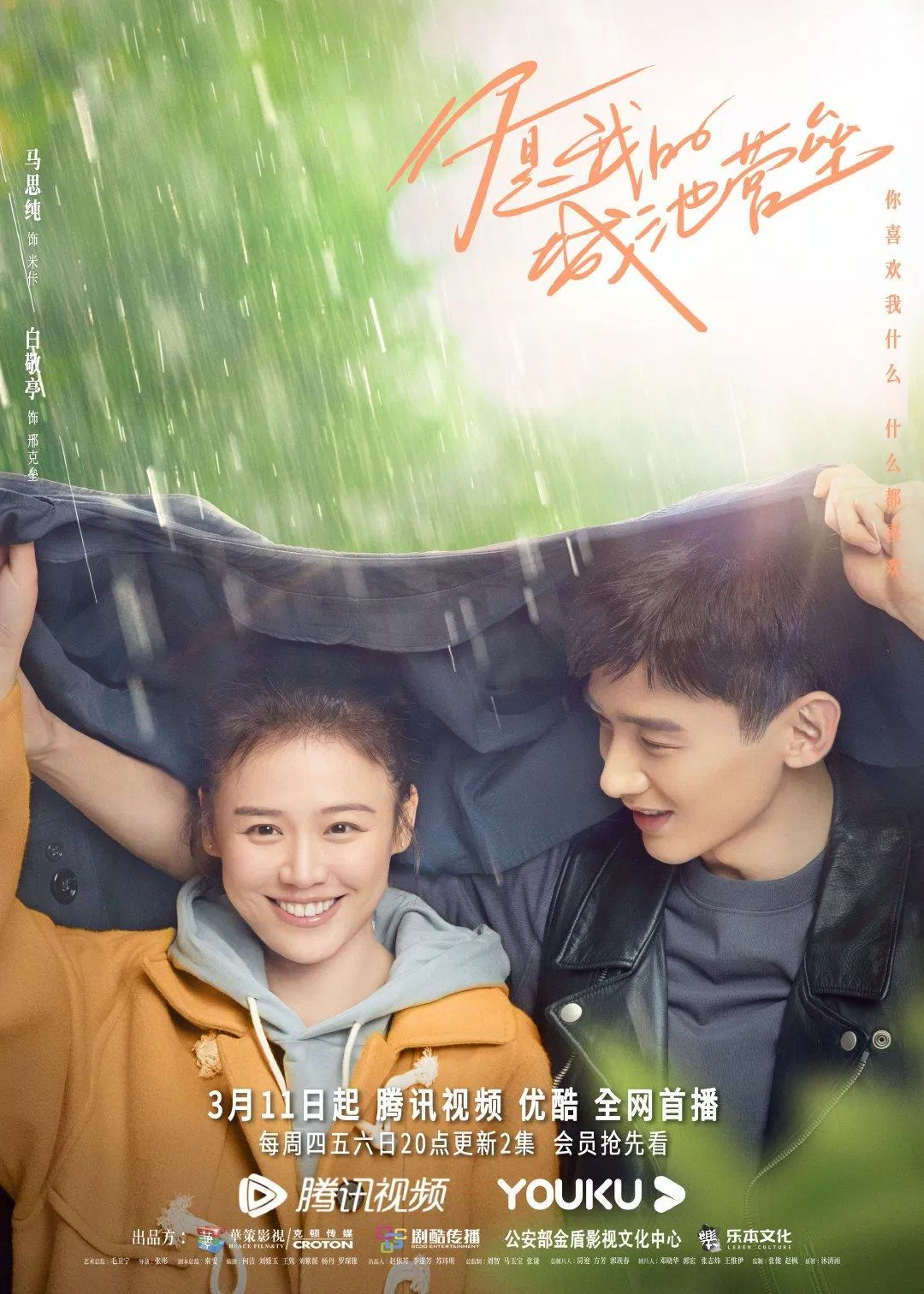 Poster ngọt ngào của cặp đôi chính (Nguồn: Internet).