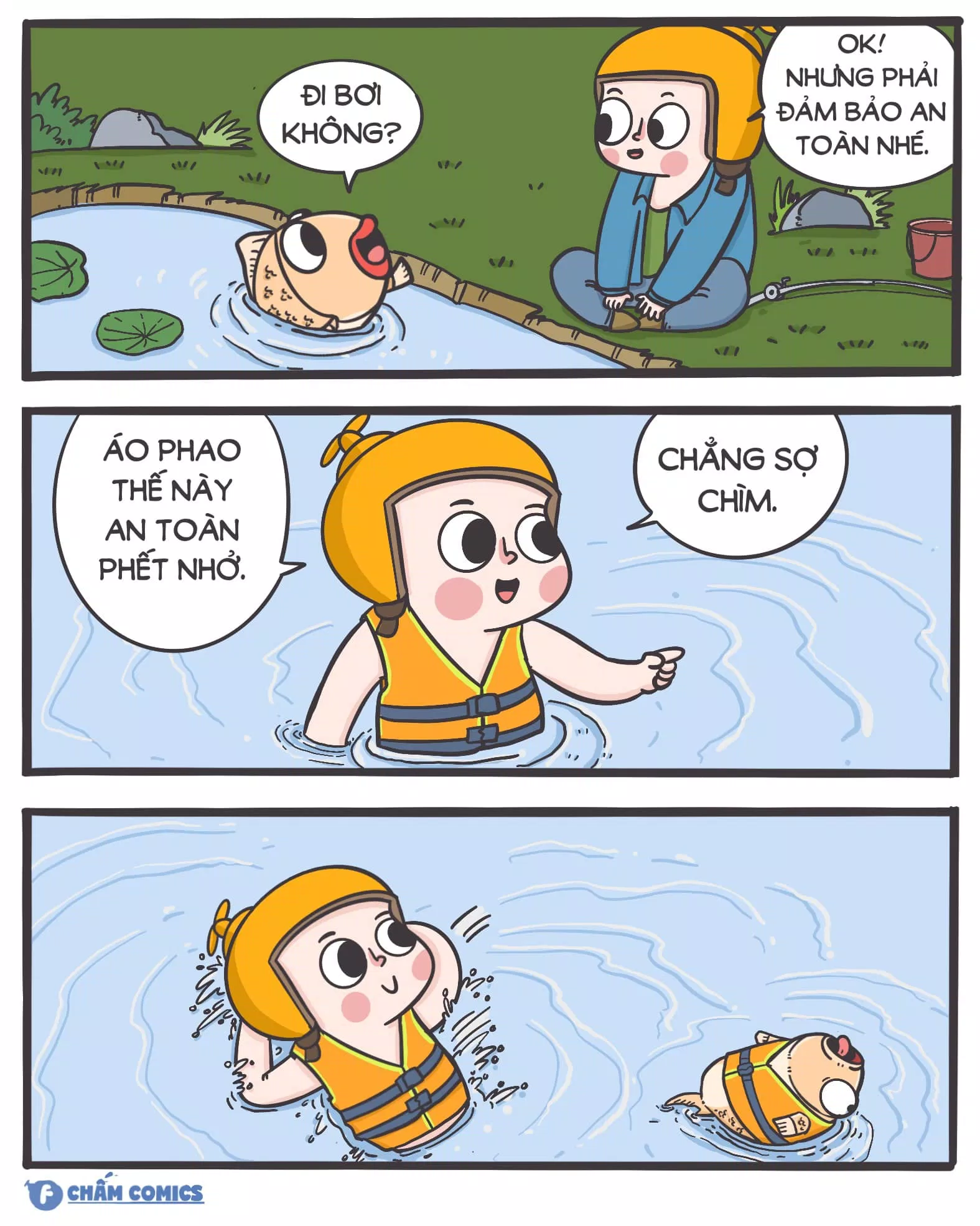 Một mẫu truyện tranh của Chấm Comics. Nguồn: Fanpage Chấm Comics