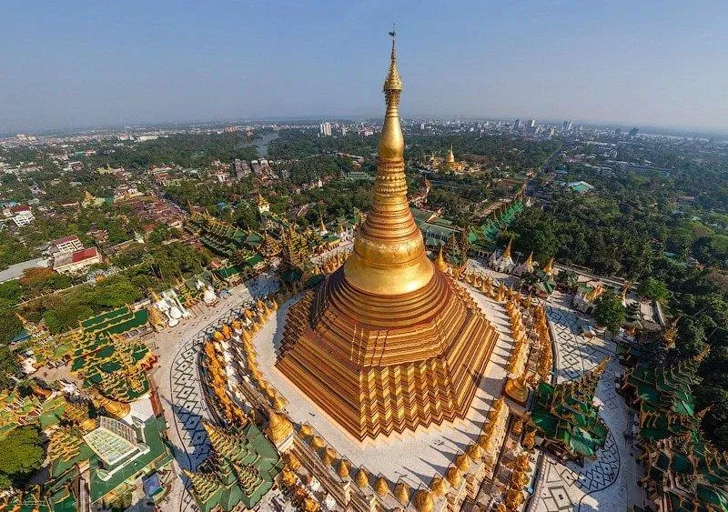 Phù đồ chính của chùa là công trình mang tính biểu tượng của Phật giáo Myanmar (Ảnh: Internet). Phù đồ chính của chùa là công trình mang tính biểu tượng của Phật giáo Myanmar (Ảnh: Internet).