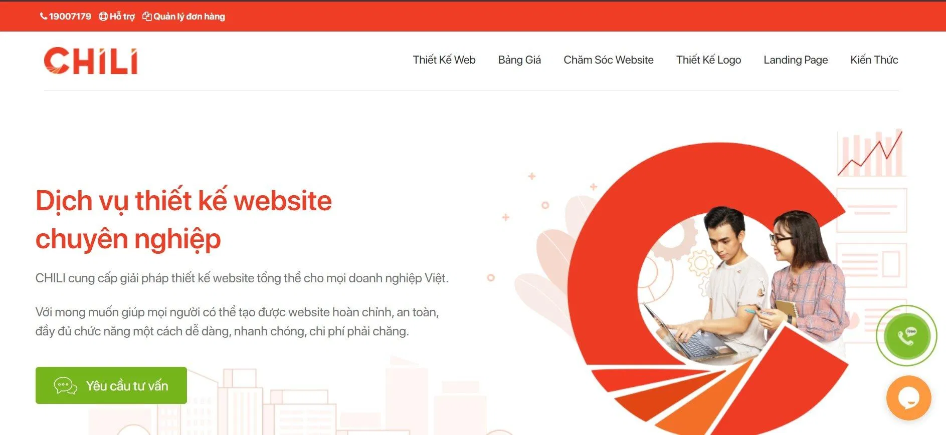 Công ty thiết kế website CHILI (Ảnh CHILI) Công ty thiết kế website CHILI (Ảnh CHILI)