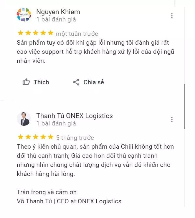 Review của CHILI (Ảnh BlogAnChoi)