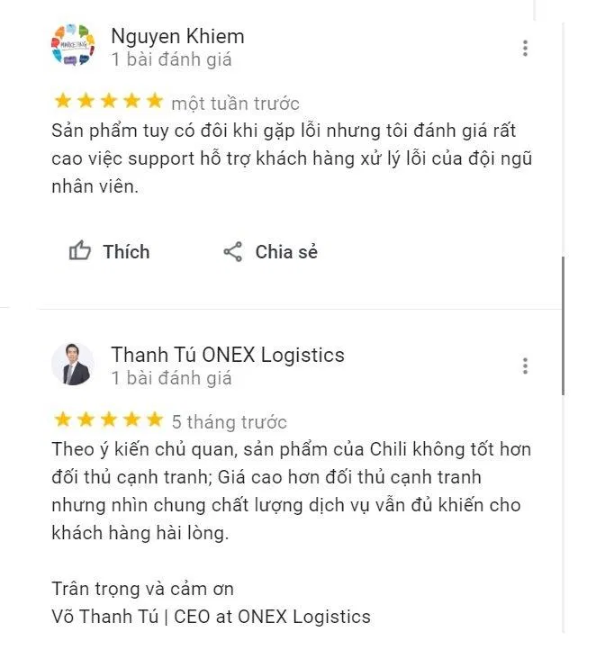 Review của CHILI (Ảnh BlogAnChoi)
