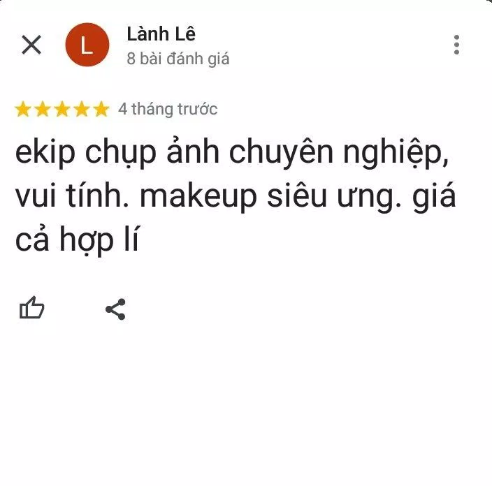 Đánh giá của khách hàng về TuArt Wedding (ảnh: BlogAnChoi) Đánh giá của khách hàng về TuArt Wedding (ảnh: BlogAnChoi)