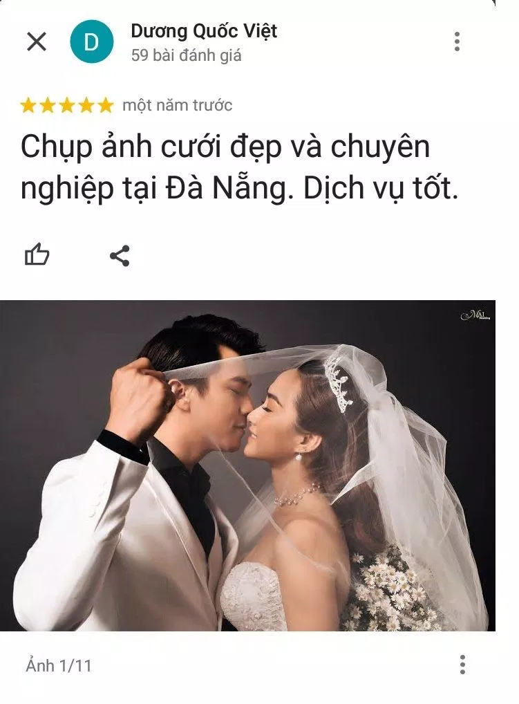 Đánh giá của khách hàng về Mai Wedding (ảnh: BlogAnChoi)