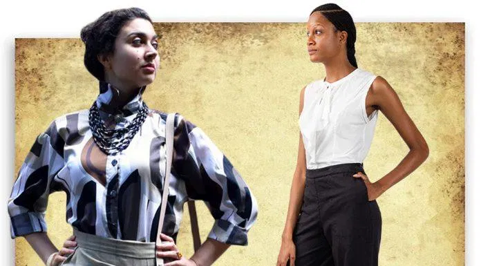 Quần dài tối màu và vày dài họa tiết caro, kẻ,.. sẽ hoàn thiện thêm cho phong cách Dark Academic của bạn (Nguồn: Internet)