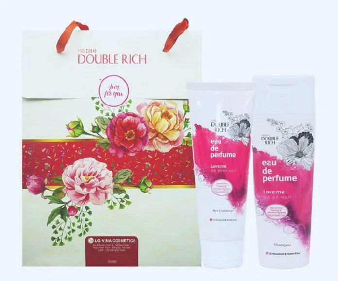 Bộ gội, xả Double Rich Eau De Perfume Love Me (ảnh: internet)