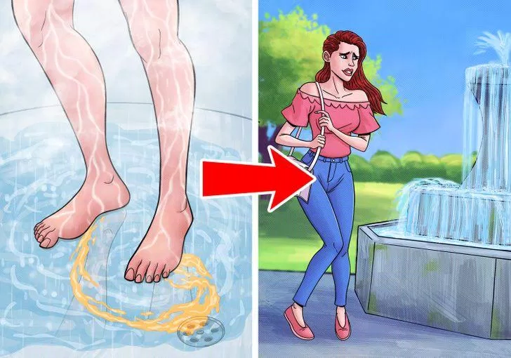 Đi tiểu khi tắm vòi sen tạo thói quen liên tưởng cho não của bạn (Ảnh: Internet) Đi tiểu khi tắm vòi sen tạo thói quen liên tưởng cho não của bạn (Ảnh: Internet)