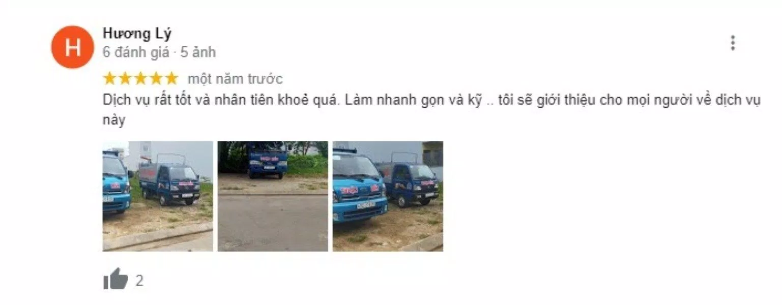 Đánh giá của khách hàng về Công ty TNHH vận tải & dịch vụ Thuận Hiền. (Nguồn: BlogAnChoi)