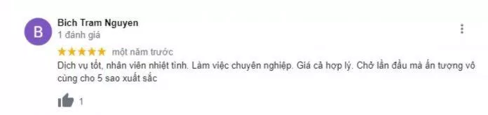 Đánh giá của khách hàng về Công ty TNHH vận tải & dịch vụ Thuận Hiền. (Nguồn: BlogAnChoi)