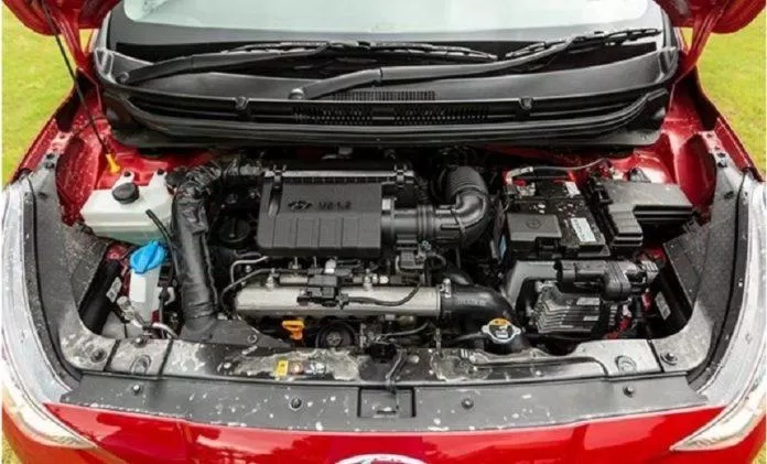 Động cơ trên Hyundai Grand i10 thế hệ thứ 3 (Nguồn: Internet)