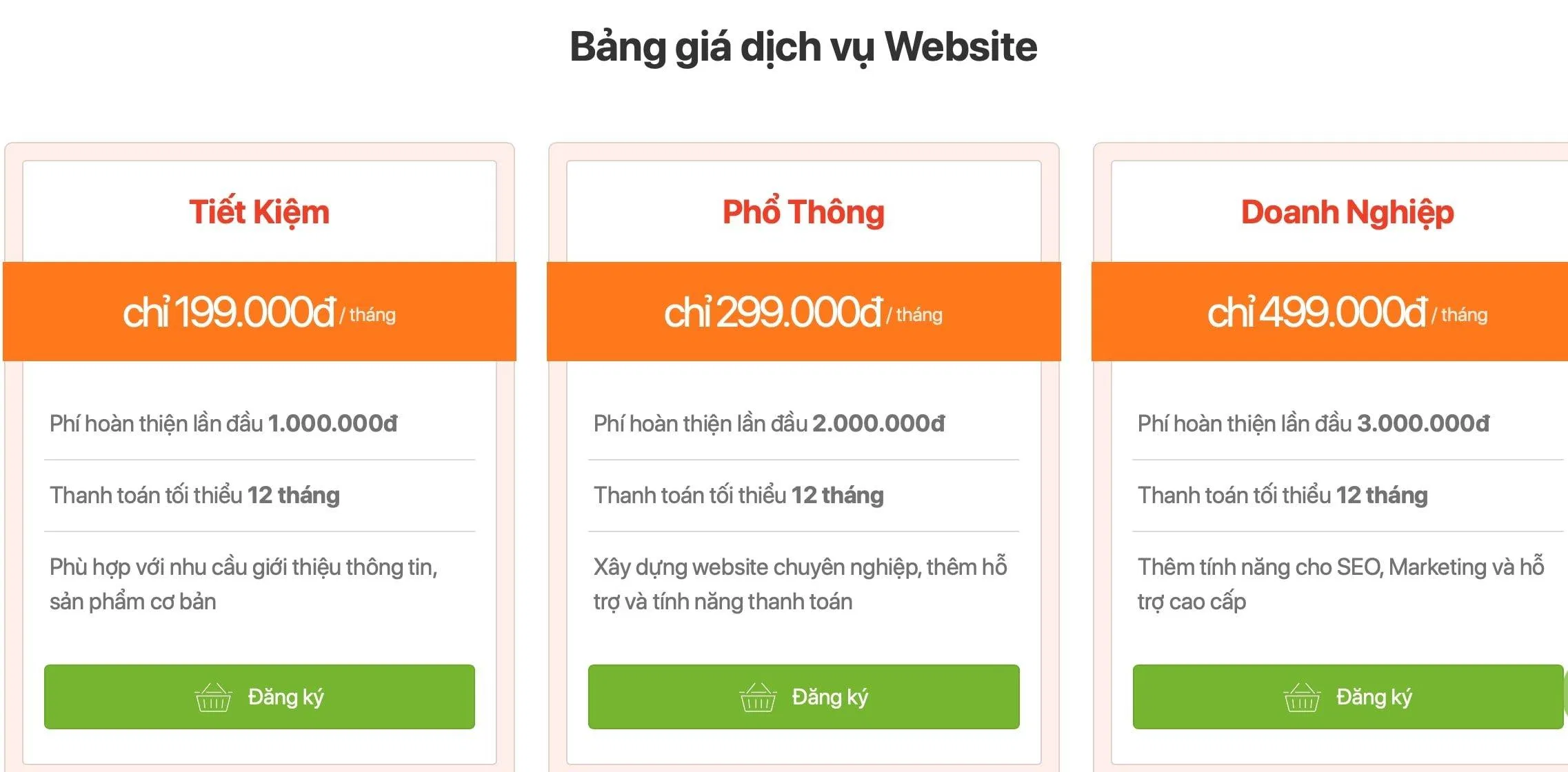 Bảng giá của Công ty Thiết kế Web CHILI chi nhánh Hà Nội (Ảnh BlogAnChoi) Bảng giá của Công ty Thiết kế Web CHILI chi nhánh Hà Nội (Ảnh BlogAnChoi)