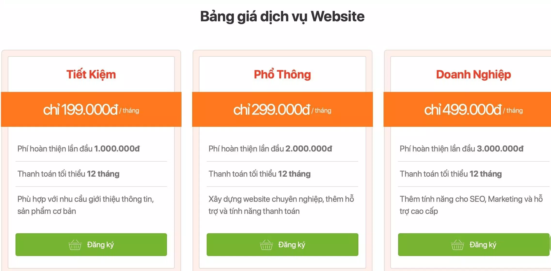 Bảng giá Công ty thiết kế web CHILI Hồ Chí Minh (Ảnh BlogAnChoi)