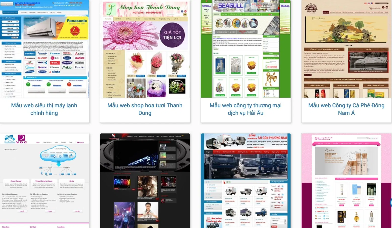 Mẫu giao diện của Công ty Thiết kế Web 123Corp Hồ Chí Minh (Ảnh BlogAnChoi) Mẫu giao diện của Công ty Thiết kế Web 123Corp Hồ Chí Minh (Ảnh BlogAnChoi)