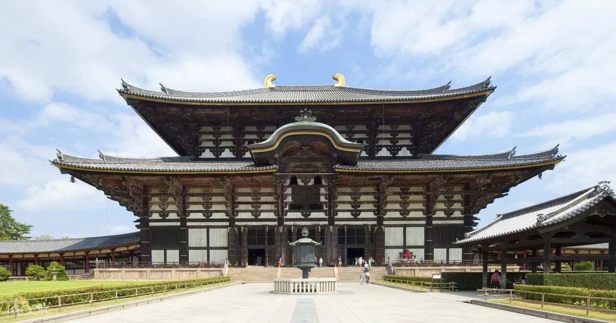 Toàn cảnh Đại Phật Điện Todaiji với quy mô hoành tráng nhìn từ phía chính diện (Ảnh: Internet). Toàn cảnh Đại Phật Điện Todaiji với quy mô hoành tráng nhìn từ phía chính diện (Ảnh: Internet).