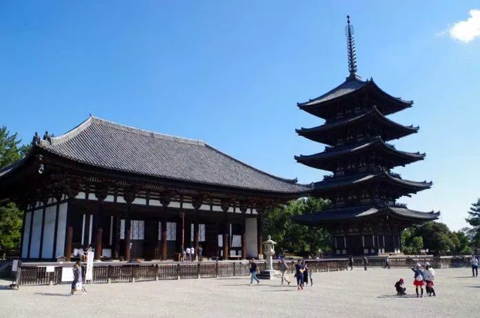 Khu đền chùa Kofukuji có kết cấu tổng thể rất hài hòa đẹp mắt (Ảnh: Internet). Khu đền chùa Kofukuji có kết cấu tổng thể rất hài hòa đẹp mắt (Ảnh: Internet).