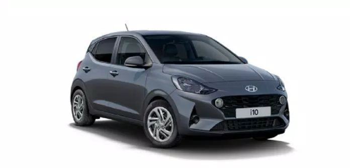 Hyundai Grand i10 thế hệ thứ 3 màu xám (Nguồn: Internet)