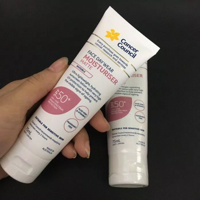 Kem chống nắng Cancer Council Face Day Moisturize có khả năng chống nắng và dưỡng ẩm cho da hiệu quả (Nguồn: BlogAnChoi)