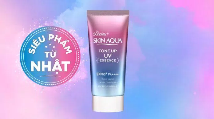 Kem chống nắng Sunplay Skin Aqua Tone Up UV Essence có khả năng nâng tone da trắng hồng tự nhiên ( Nguồn: internet)