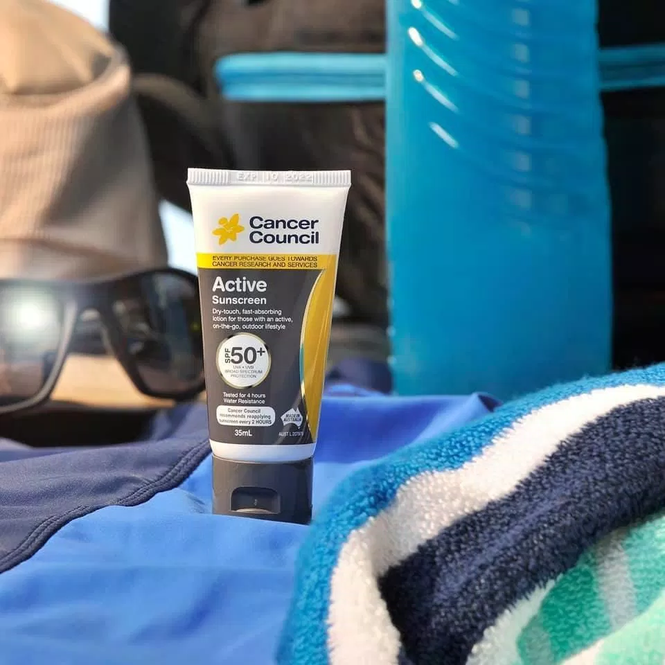 Kem chống nắng Cancer Council Active SPF 50+/ PA ++++ (Nguồn: Internet).