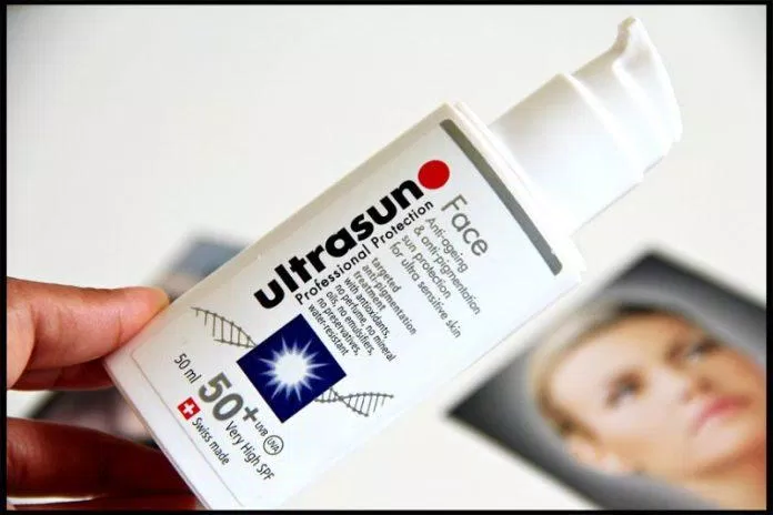 Kem chống nắng Ultrasun Face Anti-Ageing & Anti-Pigmentation Sun Protection nổi tiếng với khả năng cải thiện sắc tố da nhanh chóng sau 14 ngày (Nguồn: Internet).