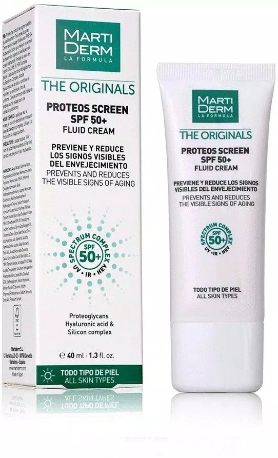 Kem chống nắng MartiDerm The Originals Proteos Screen được thiết kế đơn giản, không cầu kỳ ( Nguồn: internet)