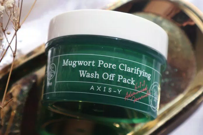 Axis-y Mugwort Pore Clarifying Wash Off Pack giúp làm sạch & thư giãn làn da sau một ngày mệt mỏi (Nguồn: Internet)