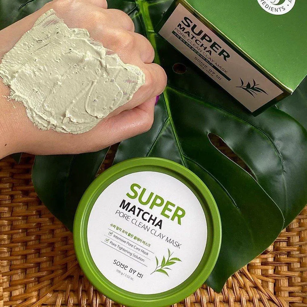 Mặt nạ đất sét Some By Mi Super Matcha Pore Clean Clay Mask có kết cấu mịn, rất dễ apply (nguồn: Internet). Mặt nạ đất sét Some By Mi Super Matcha Pore Clean Clay Mask có kết cấu mịn, rất dễ apply (nguồn: Internet).