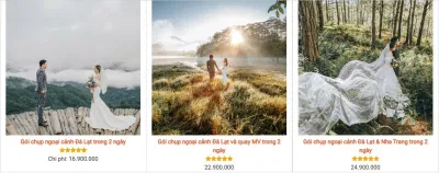 Bảng giá dịch vụ tại Studio Ngoại Cảnh Đà Lạt (Ảnh: BlogAnChoi) Bảng giá dịch vụ tại Studio Ngoại Cảnh Đà Lạt (Ảnh: BlogAnChoi)