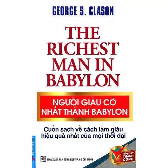 Bìa cuốn sách người giàu có nhất thành babylon (Ảnh: Internet)