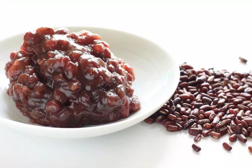 Nhân đậu đỏ Azuki là loại nhân mang lại hương vị chủ chốt cho các món bánh Wagashi (Nguồn: Internet).