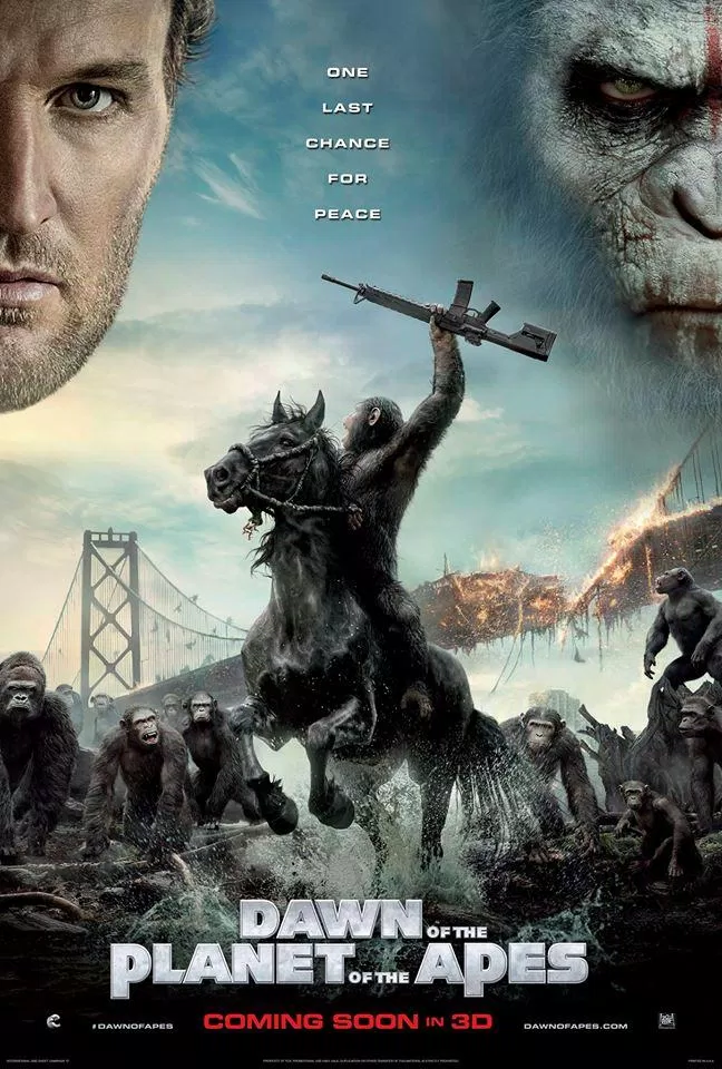 Poster phim Dawn of the Planet of the Apes - Sự Khởi Đầu Của Hành Tinh Khỉ (Ảnh: Internet)