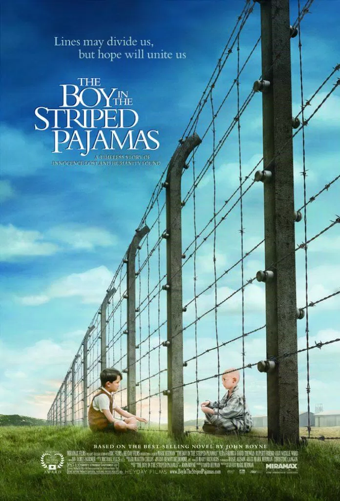 Poster phim The Boy in the Striped Pyjamas - Cậu Bé Trong Bộ Pyjama Sọc (Ảnh: Internet)