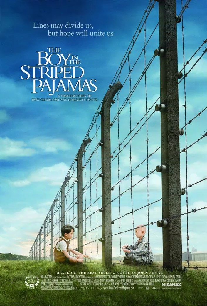 Poster phim The Boy in the Striped Pyjamas - Cậu Bé Trong Bộ Pyjama Sọc (Ảnh: Internet)