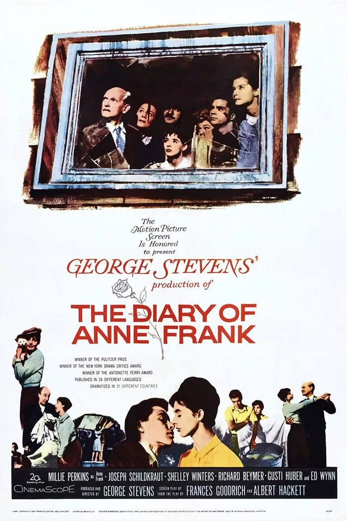 Poster phim The Diary of Anne Frank - Nhật Ký Của Anne Frank (Ảnh: Internet)
