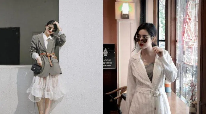 Với phần xiết eo nhẹ nhàng giúp blazer thêm sang chảnh (Nguồn: Internet) Với phần xiết eo nhẹ nhàng giúp blazer thêm sang chảnh (Nguồn: Internet)
