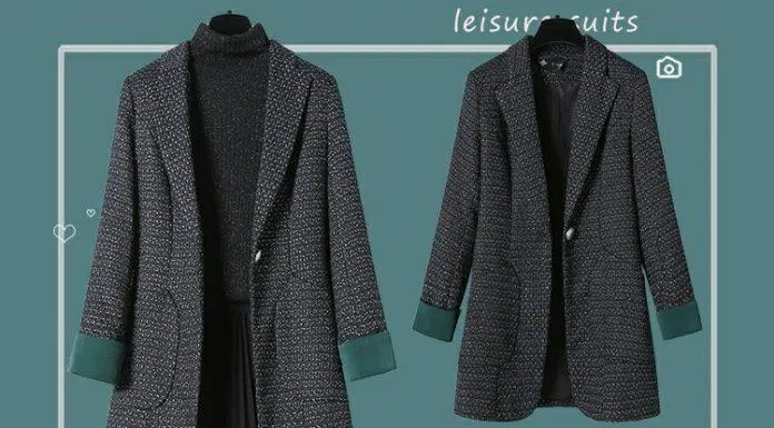 Blazer dáng dài một chút xinh hêt nấc khi mix cùng chân váy xếp li (Nguồn: BlogAnChoi)