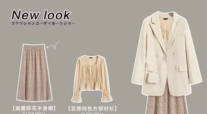 Chân váy hoa nhí cũng giúp bạn khá nhiều khi phối với blazer và túi nhỏ (Nguồn: BlogAnChoi) Chân váy hoa nhí cũng giúp bạn khá nhiều khi phối với blazer và túi nhỏ (Nguồn: BlogAnChoi)