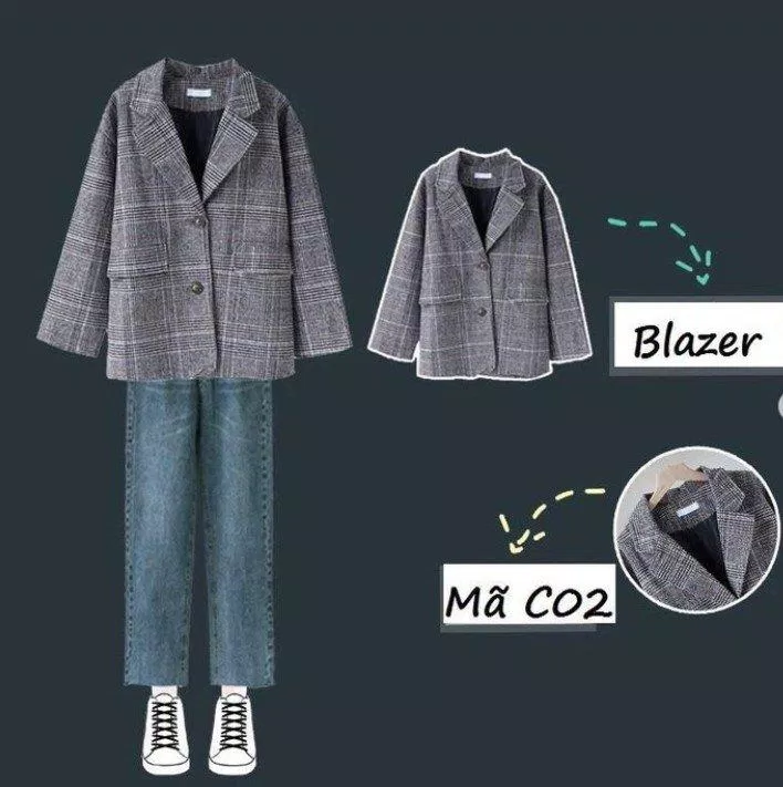 Blazer sọc trắng dễ mặc mà không kén da hay dáng người (Nguồn: BlogAnChoi)